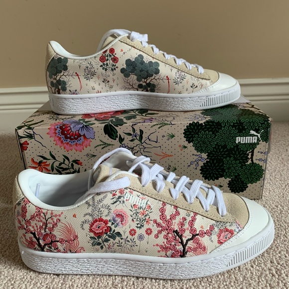 Elegant PumaXLiberty embroidered sneakers - Picture 1 of 2